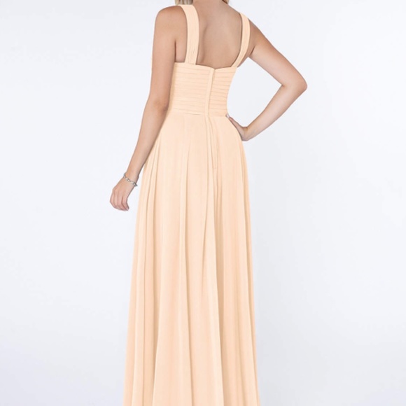 Azazie Kaleigh Pearl Pink Size A6 Unaltered - Picture 2 of 8